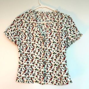 Little Moon blouse, extra small, silk